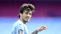 Gelandang serang Manchester City, David Silva. (Peter Powelll/Pool via AP)