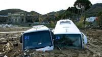 Tanah longsor di pulau Ischia, Italia Selatan telah menewaskan sedikitnya 7 orang. (AFP/Eliano Imperato)