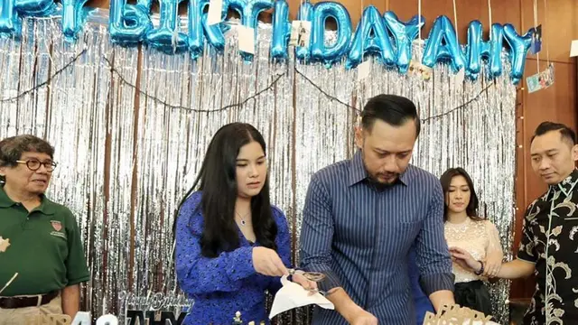 Genap Berusia 42 Tahun, Ini 6 Potret Perayaan Ulang Tahun AHY