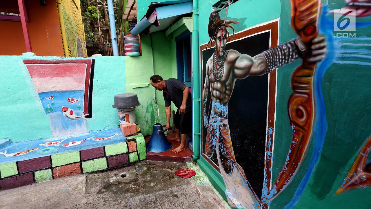 Keindahan Kampung Warna-warni Malang Jadi Daya Tarik Wisata