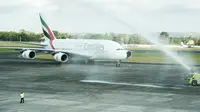 Pesawat A380 Emirates, pesawat terbesar di dunia layani penerbangan Dubai-Bali. (Foto: Emirates)