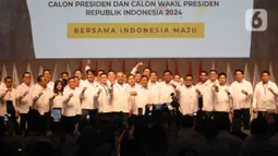 Barisan Pengusaha Pejuang deklarasi mendukung pasangan Prabowo Subianto-Gibran Rakabuming Raka sebagai Presiden dan Wakil Presiden pada Pemilihan Presiden atau Pilpres 2024 mendatang. (merdeka.com/Imam Buhori)