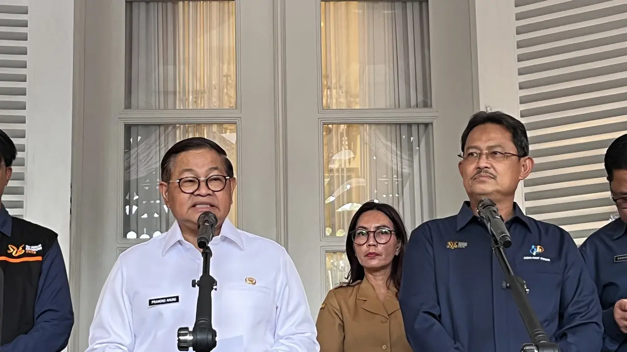 Gubernur DKI Jakarta Pramono Anung di Balai Kota DKI Jakarta, Senin (31/8/2026). (Liputan6.com/Winda Nelfira).