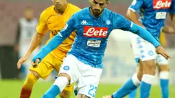 1. Elseid Hysaj – Bek Sayap timnas Albania yang kini tampil apik bersama Napoli. Tak heran Ancelotti mengakui Hysaj adalah salah satu asset terbaiknya saat ini. (AFP/Carlo Hermann)