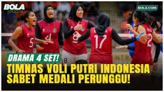 Timnas voli putri Indonesia memastikan medali perunggu SEA Games 2025 usai menaklukkan Filipina dalam laga penuh drama, Senin (15/12/2025). Duel berlangsung sengit selama empat set. Indonesia tampil disiplin di momen krusial lewat spike keras Megawat...