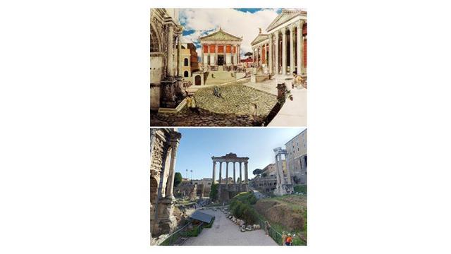7 Foto Lokasi Sejarah di Roma Ini Beda Banget dengan Kondisi Sekarang