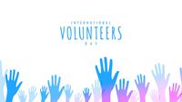 Ilustrasi Hari Sukarelawan Internasional. (Image by starline on Freepik)