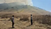 Kebakaran Gunung Bromo Meluas hingga ke Jemplang Malang