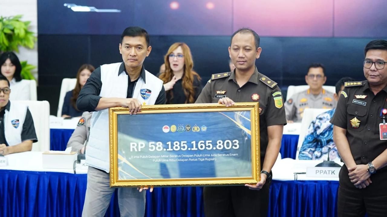 FOTO: Polri Eksekusi Aset Judi Online Senilai Rp58 Miliar
