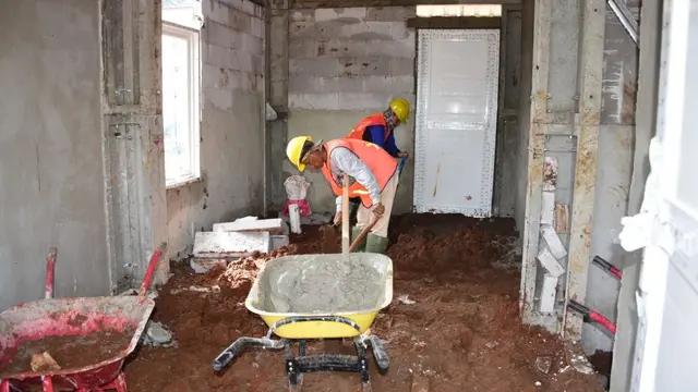 Kementerian PUPR terus melakukan proses rekonstruksi bangunan dan relokasi rumah korban gempa di Cianjur, Jawa Barat. (Dok Kementerian PUPR)
