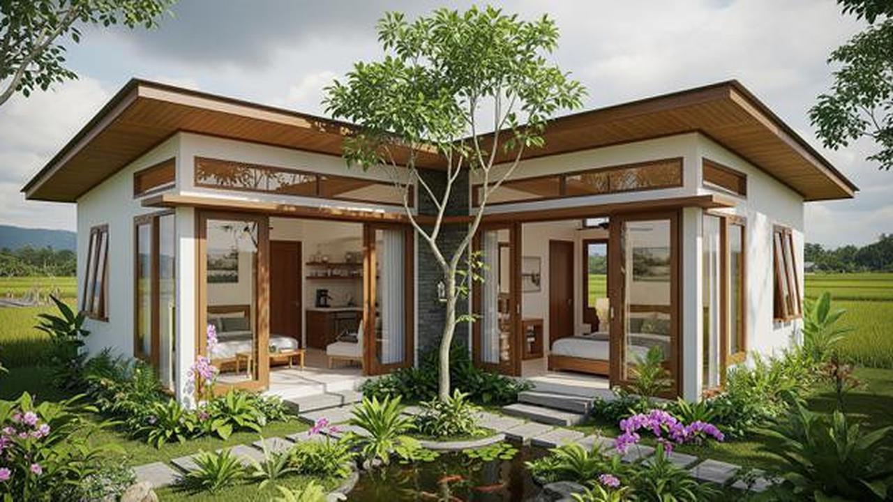 8 Desain Rumah Tropis Kecil dengan Ventilasi Maksimal &amp; Cahaya Natural, Bikin Nyaman untuk Pulang