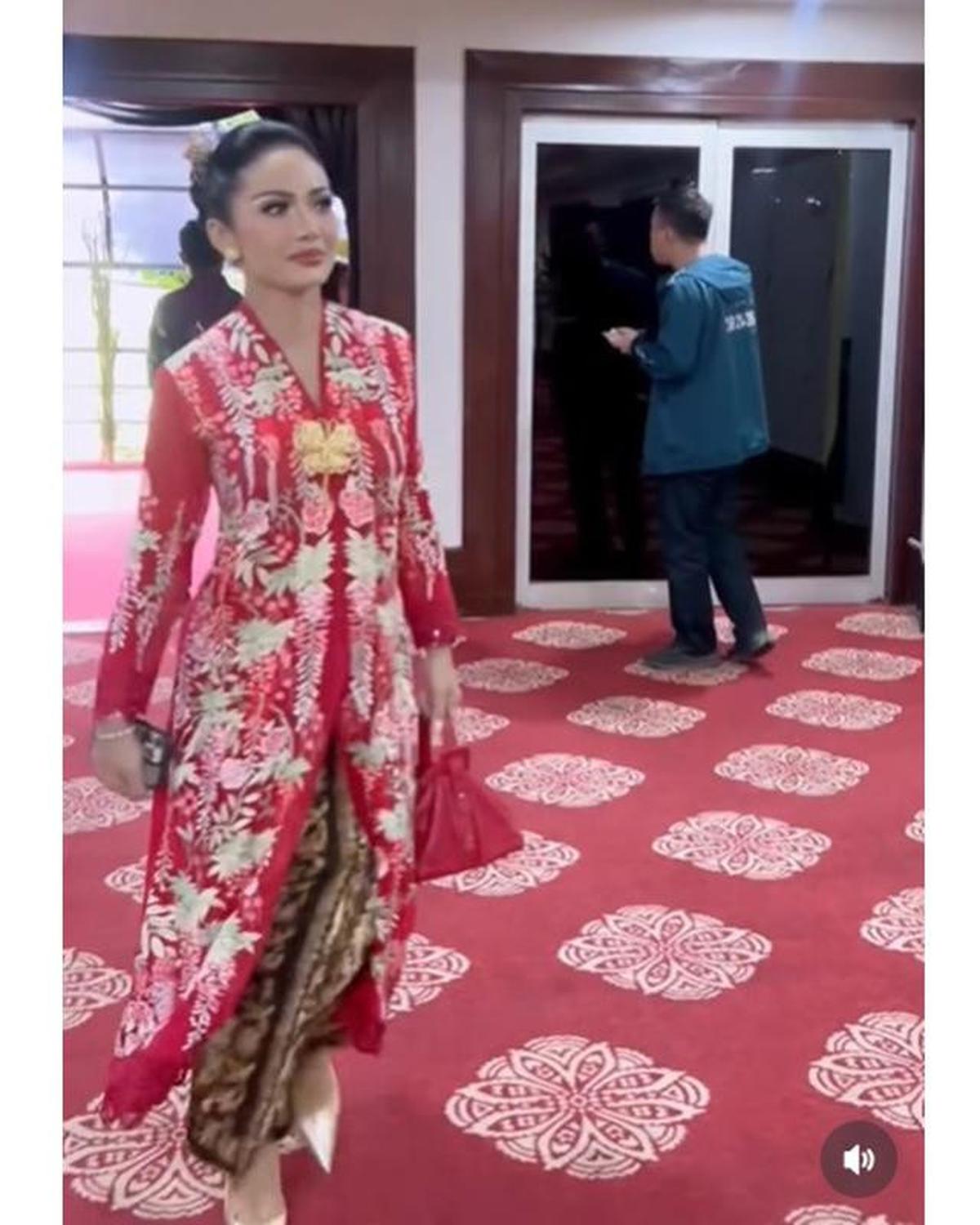 6 Potret Krisdayanti di Acara Hari Ibu Bersama Megawati, Anggun Berkebaya Panjang