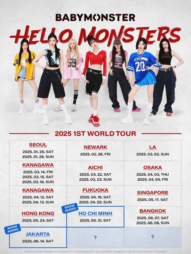 Usung Genre Hip-Hop R&B ala 90-an, BABYMONSTER Rilis MV Really Like You. (credit: instagram.com/babymonster_ygofficial)