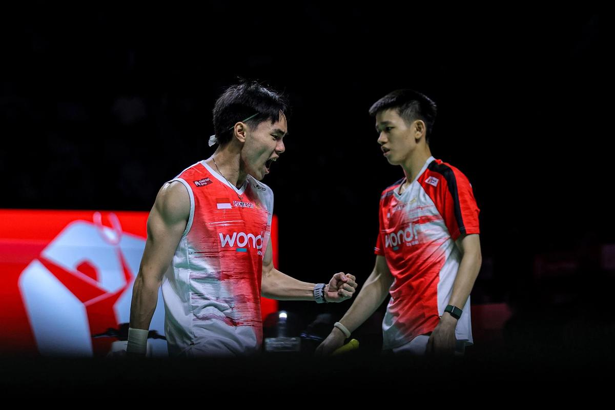 FOTO: Raymond/ Nikolaus Melaju ke Final Indonesia Open 2026