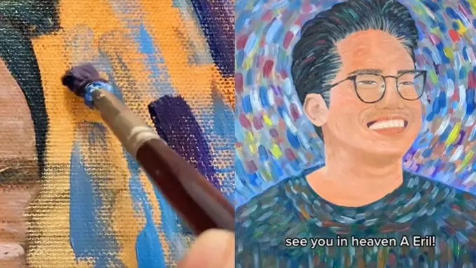 Dibawa ke Pemakaman, Lukisan Wajah Eril Ternyata Hasil Karya Zara