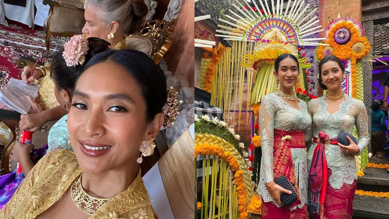 Happy Salma Mengenakan Kebaya