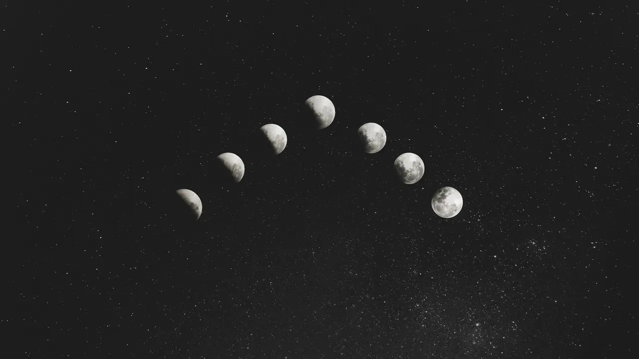 Ilustrasi gerhana bulan