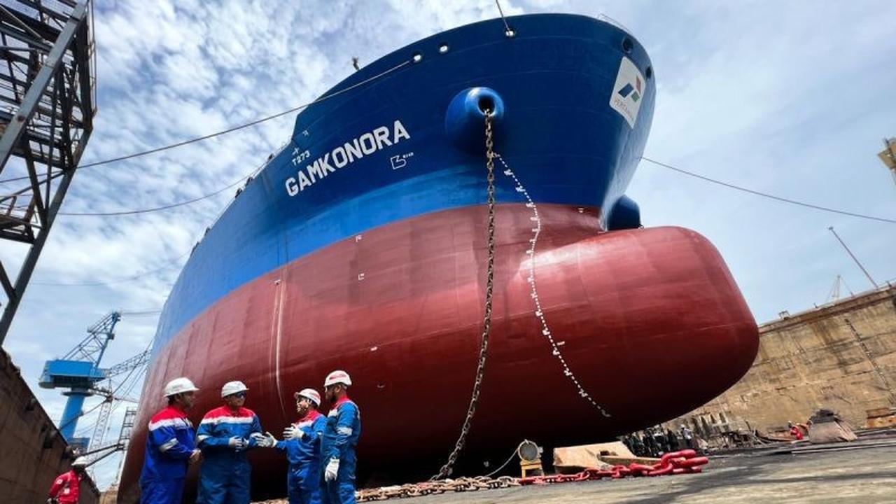 MT Gamkonora, Kapal Raksasa PIS Berusia 12 Tahun, Jalani Docking Demi Keandalan Distribusi Minyak