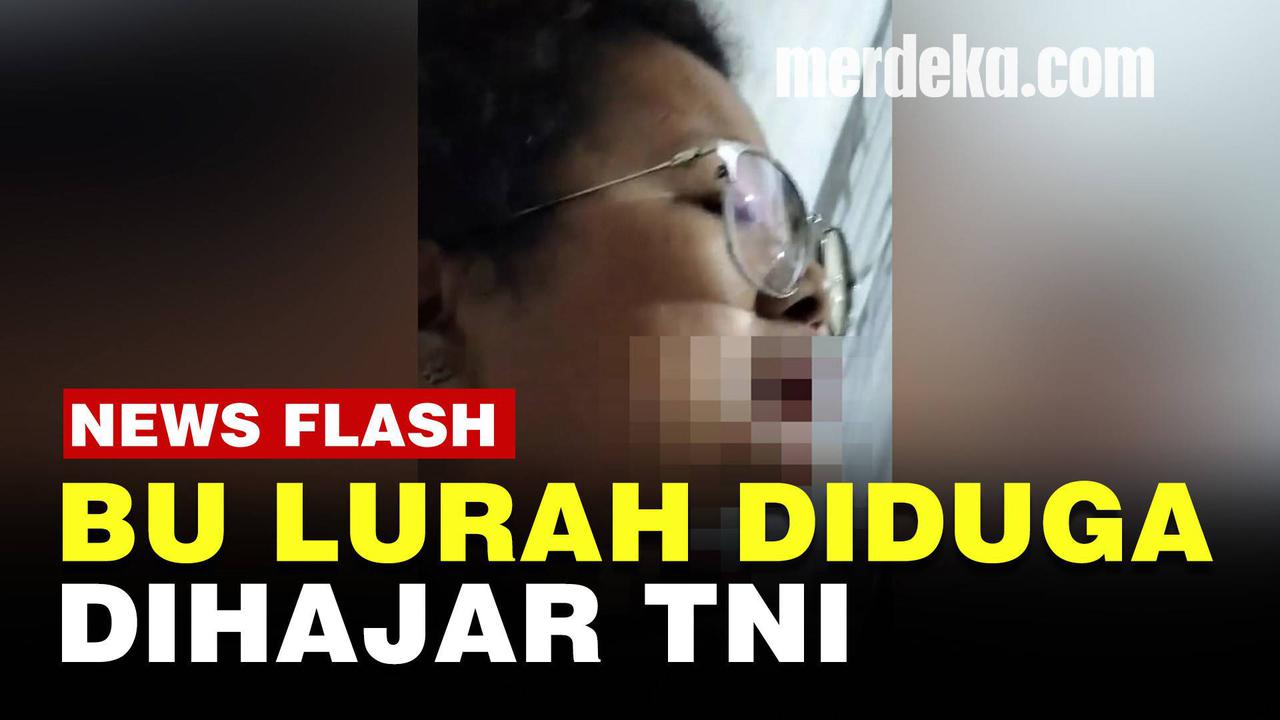 VIDEO: Jerit Histeris Bu Lurah Diduga Dianiaya Anggota TNI, Denpom Turun Tangan