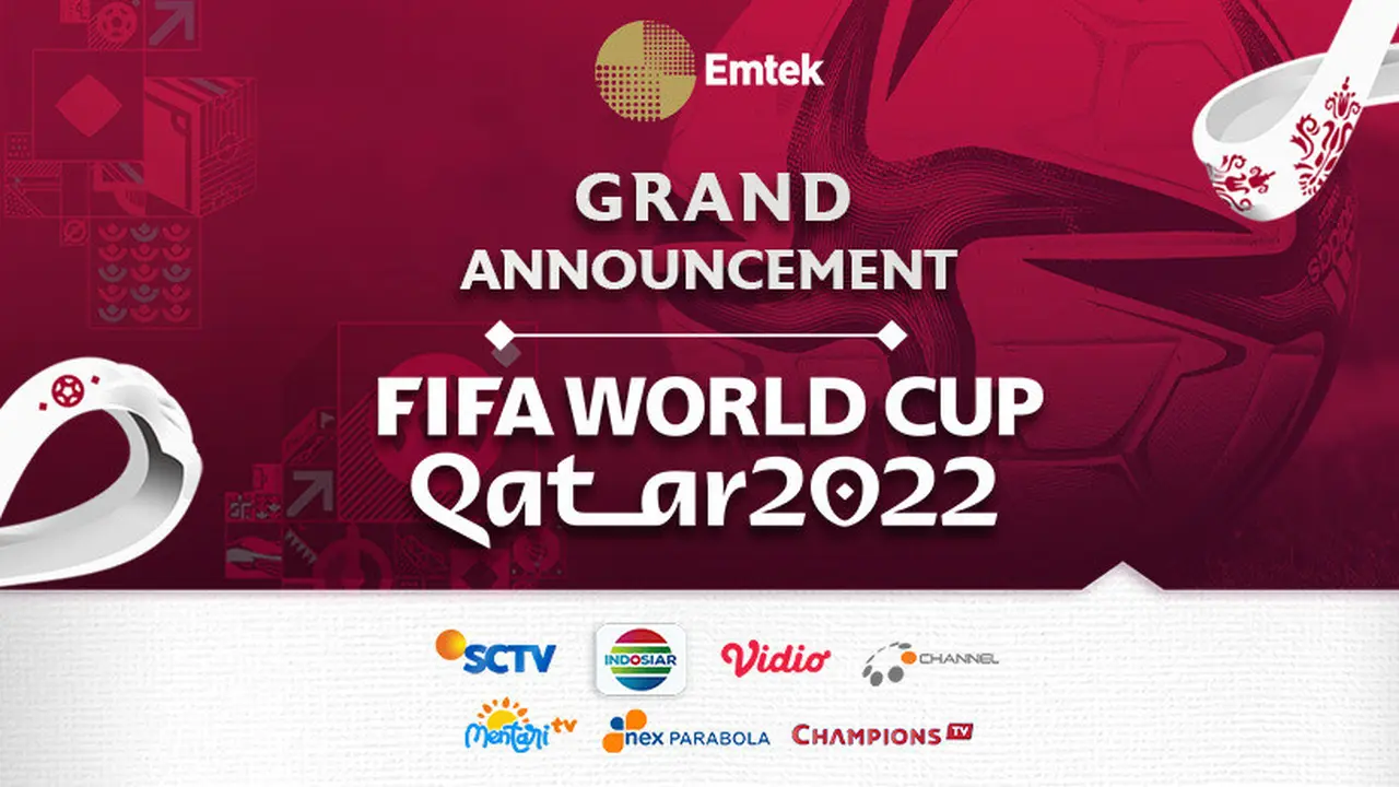 Daftar platform media Piala Dunia 2022 Qatar Emtek Group