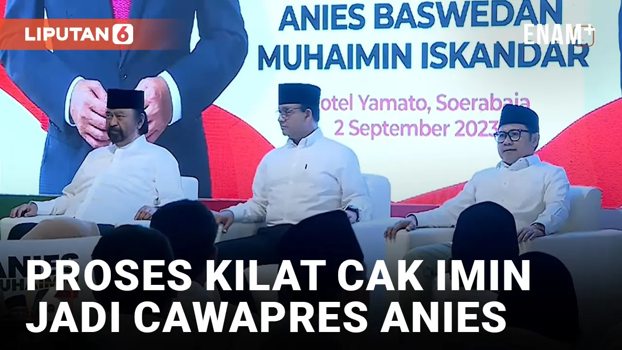 Cak Imin Ceritakan Proses Cepatnya Diminta Berpasangan dengan Anies Baswedan