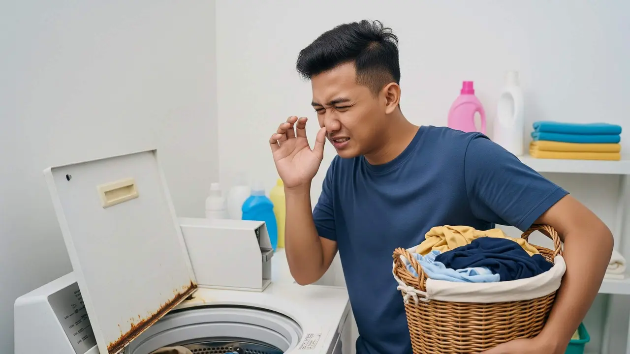 Mesin Cuci Bau? Ini Penyebab dan Cara Membersihkannya