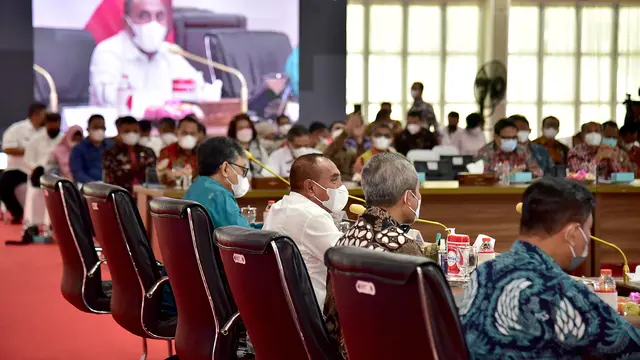 Rapat Koordinasi di Kantor Gubernur Sumut