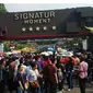 Suasana GBK yang sudah dipadati penonton Bon Jovi (liputan6.com/Julian Edward)