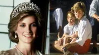 Putri Diana biasanya tidak peduli dengan segala omongan tentangnya, tapi lain ceritanya kalau omongan itu berkaitan dengan putra-putranya. (Sumber Pinterest dan LFI/Photoshot)