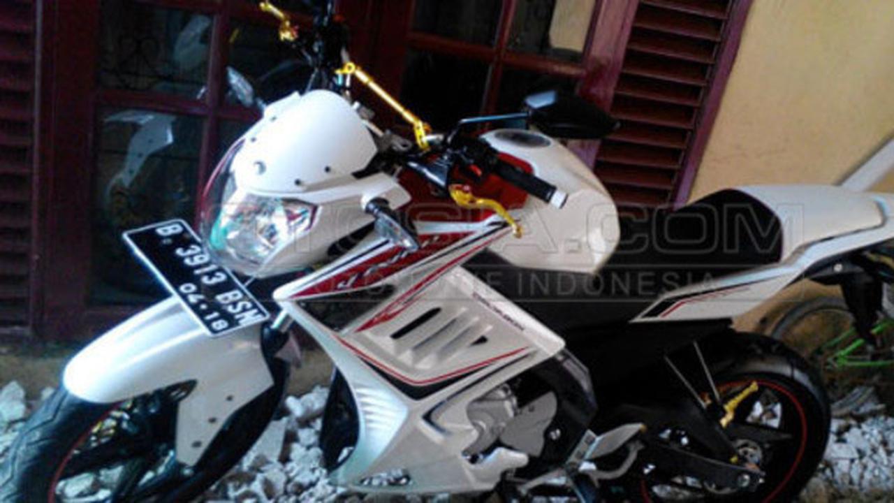 Modifikasi Yamaha Vixion (Foto: Agus )