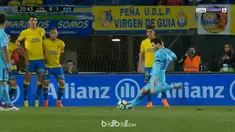 Lionel Messi telah mencetak lima gol dari sepakan bebas. This video is presented by Ballball.