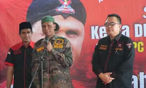 Ketua Umum Dewan Pimpinan Pusat (DPP) Gerakan Rakyat Indonesia Bersatu (GRIB) Jaya, Hercules Rosario Marshal (Istimewa)