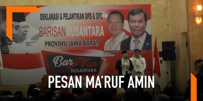 VIDEO: Jelang Debat, Apa Pesan Ma'ruf Amin untuk Jokowi?
