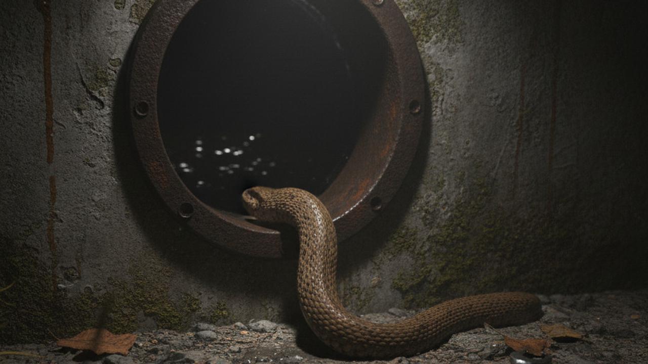 Mencegah Ular Masuk ke Saluran Air atau Septic Tank Rumah Secara Permanen, Begini 8 Caranya!