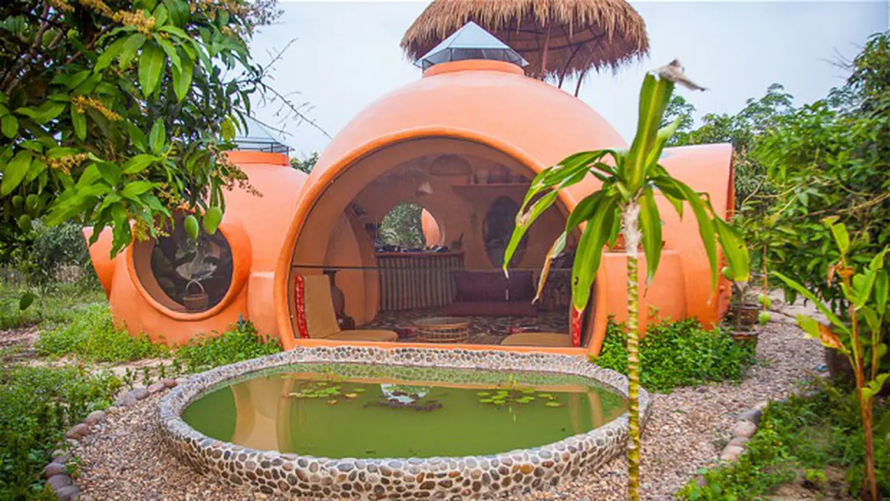 Unik! Rumah Ini Bertema Mangga ini Dibangun Hanya Dalam 6 Minggu
