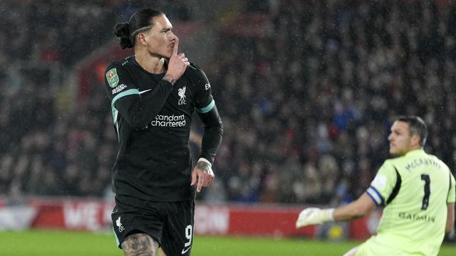 Foto: Darwin Nunez Balas Ejekan dengan Gol untuk Kemenangan Liverpool atas Southampton di Carabao Cup