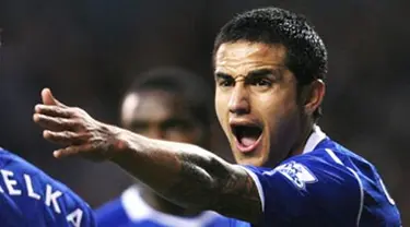 Everton&#039;s Tim Chaill shouts instructions during their Barclays Premiership football match against Tottenham Hotspur at White Hart Lane, on November 30, 2008 in London. AFP PHOTO/ CHRIS RATCLIFFE