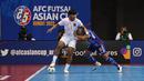 Syauqi Saud Lubis dan kawan-kawan mampu mempertahankan keunggulan 1-0 Timnas Futsal Indonesia hingga 10 menit terakhir. (AFC)