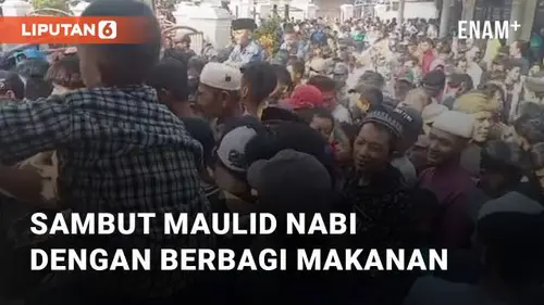 VIDEO: Warga Talagahiang, Cipanas Sambut Maulid Nabi Dengan Berbagi Makanan