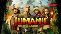 Saksikan film Jumanji: Welcome to the Jungle yang sudah hadir di aplikasi Vidio. (Dok. Vidio)