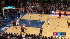 Berita video game recap NBA 2017-2018 antara New York Knicks melawan Chicago Bulls dengan skor 110-92.