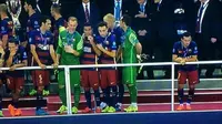 Sinyal Pergi, Pedro Bengong Saat Perayaan Juara Barcelona 