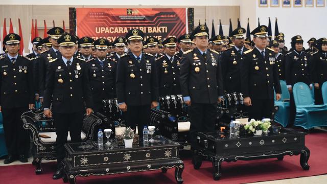 Upacara Hari Bhakti Pemasyarakatan Ke-59 dan Halal Bihalal, Kakanwil Kemenkumham NTB Sampaikan Pesan Ini