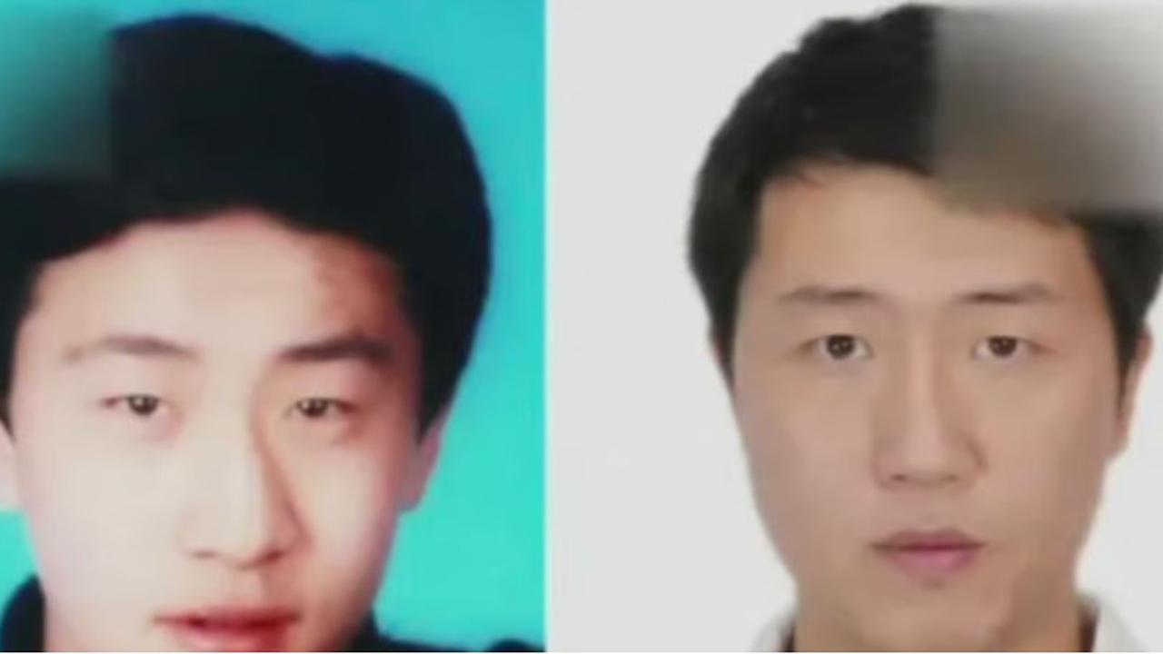Jiang Jingwei (kanan) dan mendiang putra pasangan suami istri  Xia Zhanhai dan Liang Qiaoying.