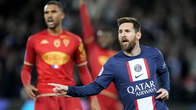 Foto: Kembali dari Liburan Piala Dunia, Lionel Messi Langsung Cetak Gol dan Bawa PSG Menang di Liga Prancis
