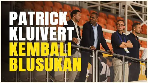 VIDEO: Patrick Kluivert Kembali Blusukan, Amati Pemain Timnas Indonesia di Skuad Dewa United dan Persija Jakarta