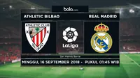 La Liga 2018-2019 Athletic Bilbao Vs Real Madrid (Bola.com/Adreanus Titus)