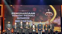 Basuki Surodjo Raih Penghargaan Tokoh Peduli Komedi Indonesia dari PaSKI. (ist)