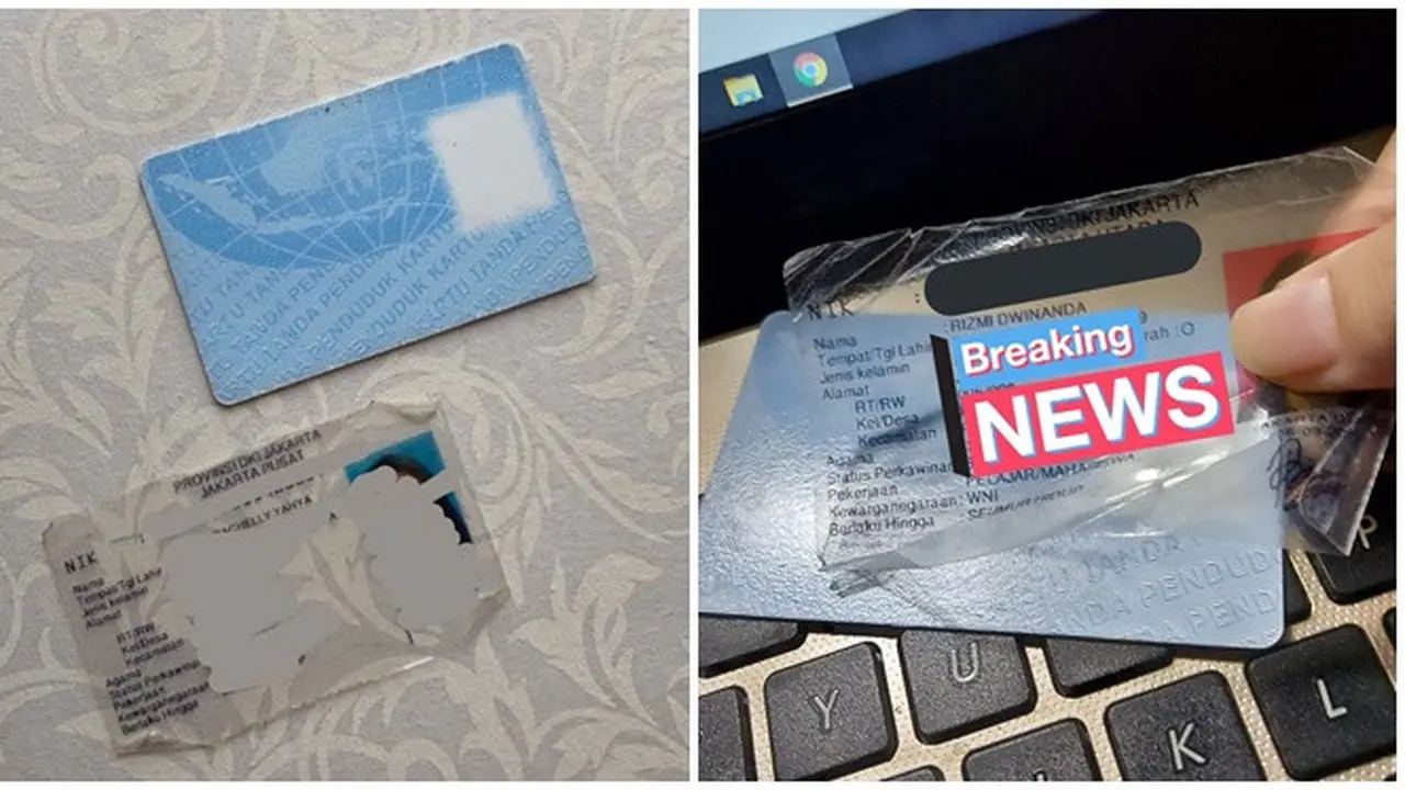 6 Potret KTP Rusak sampai Ada yang Tulisannya Hilang Ini Bikin Elus Dada