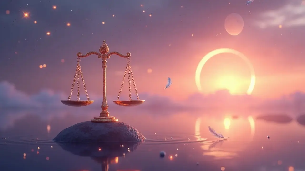logo zodiak libra (sumber: AI generated)